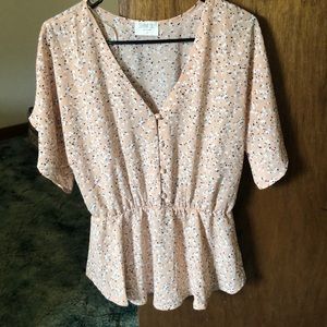 Short sleeve blouse